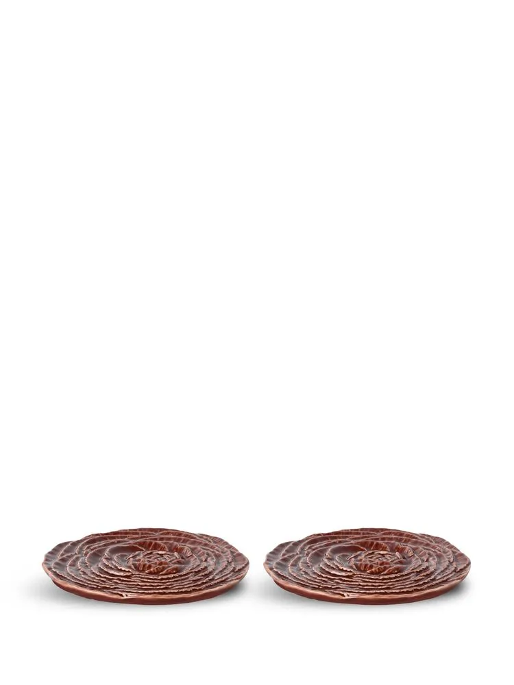 Coaster Veggie 2pcs/set Bordeaux