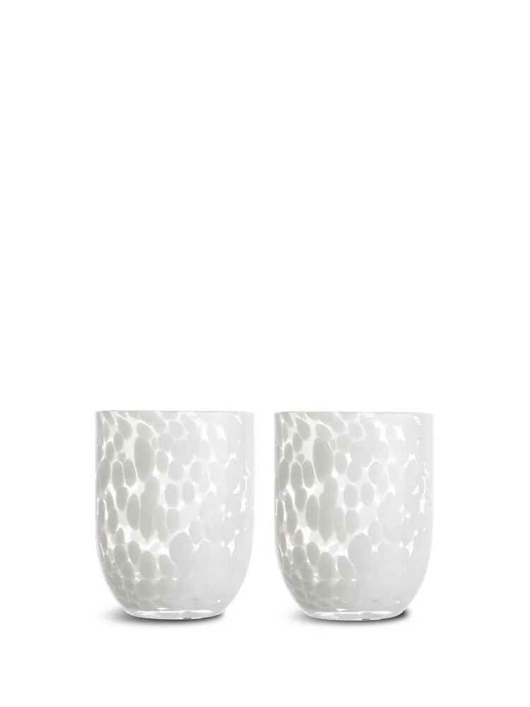 Glass Messy 2pcs/set White