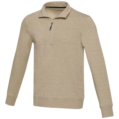 Tin 280 g/m² unisex Aware™ resirkulert genser med kort glidelås