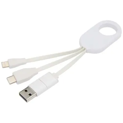 Troop 4-i-1 ladekabel av resirkulert plast