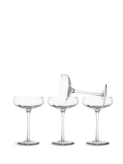 Champagne saucer Opacity 4pcs/set Clear
