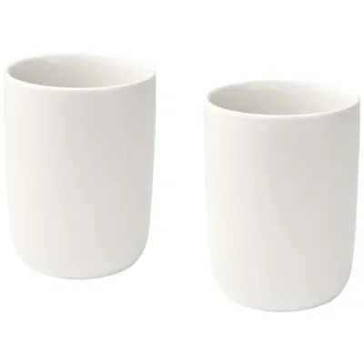 Male keramikk kopper 350 ml, sett med 2, matt overflate