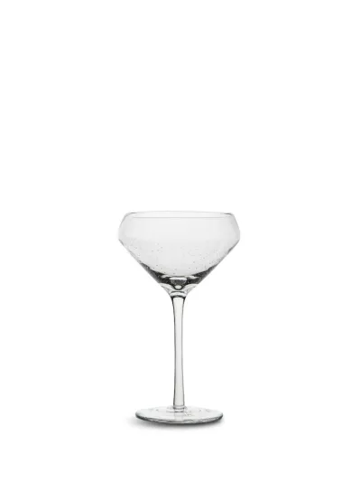 Champagne saucer Bubbles (12) Clear