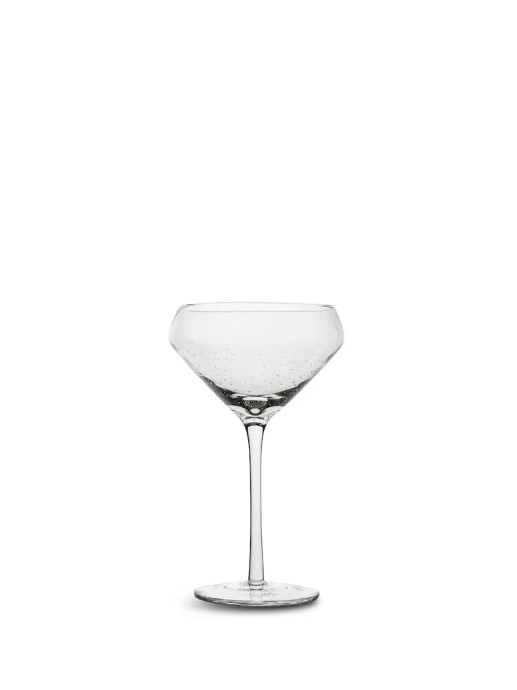 Champagne saucer Bubbles (12) Clear