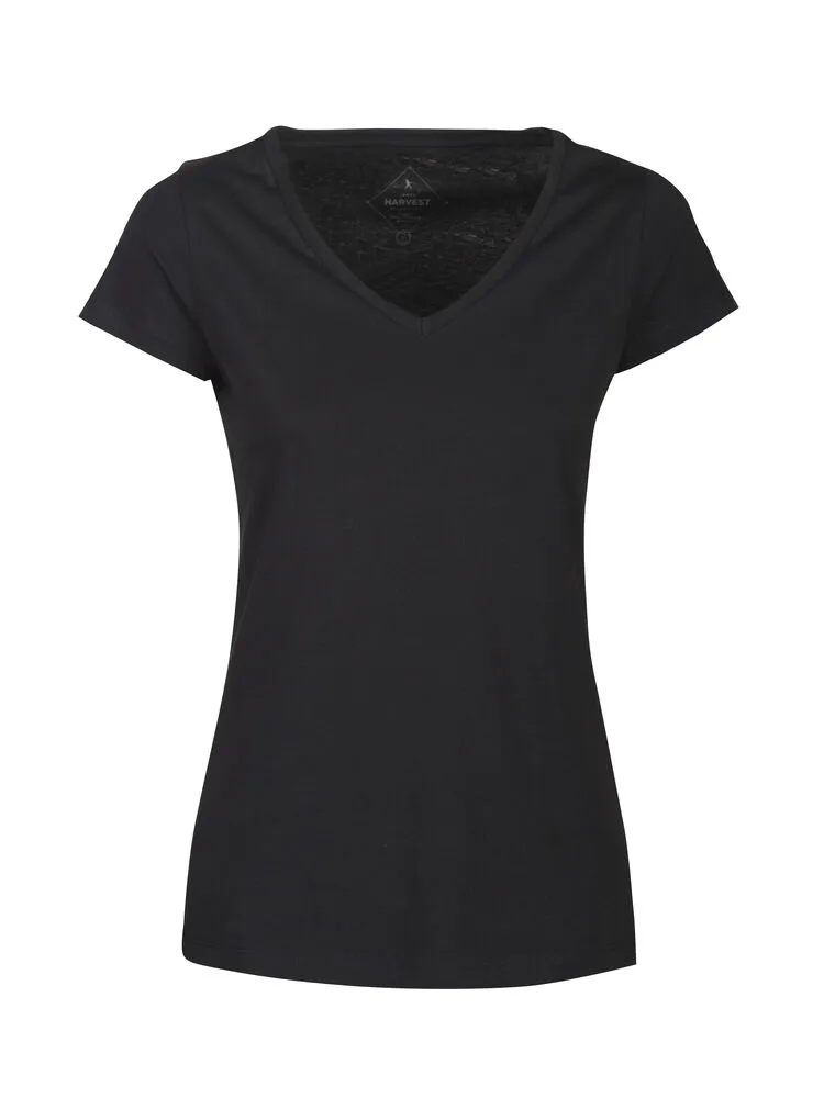 Whailford Lady Organic Slub V-neck
