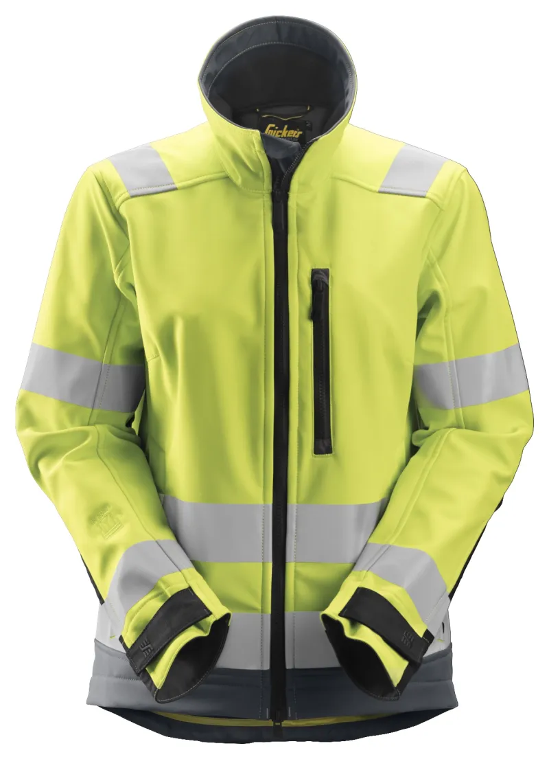 High-Vis, Softshelljakke for dame, Klasse 2/3