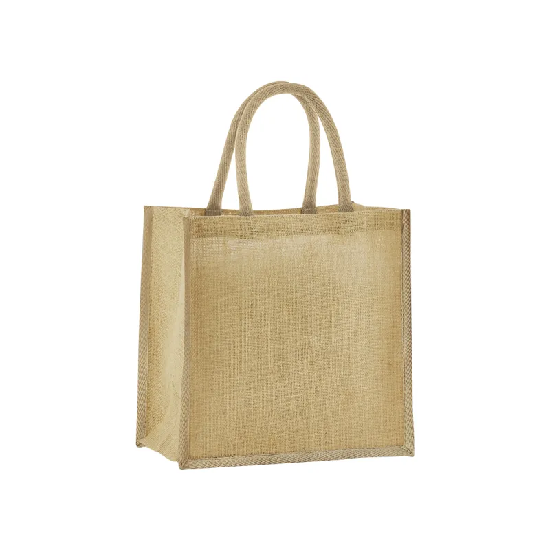 W477 Starched Jute Mini Gift Bag