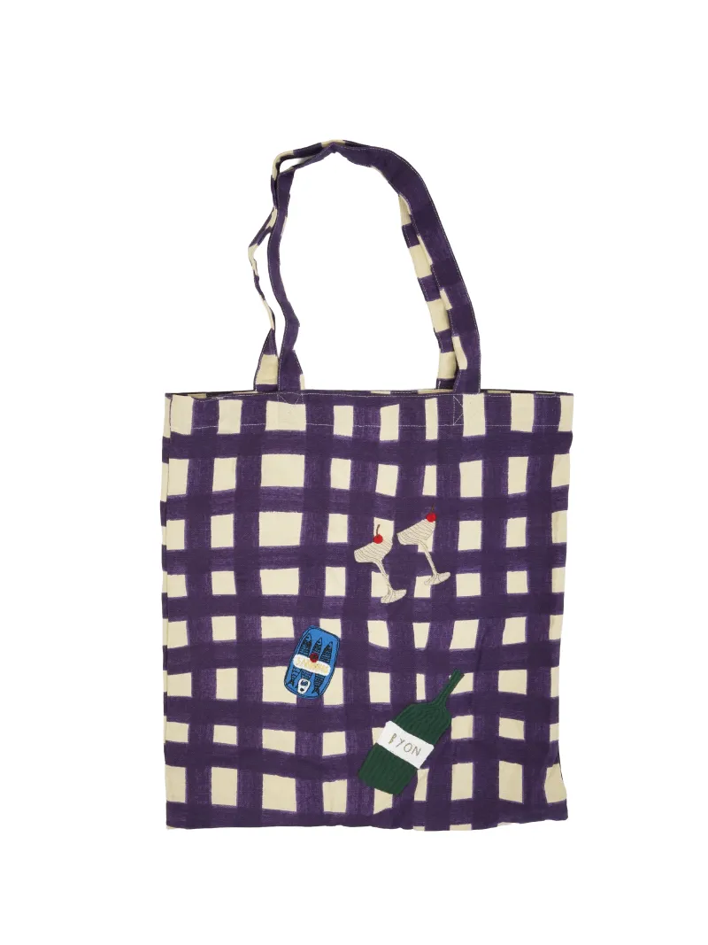 Shopping bag Sera Dark plum