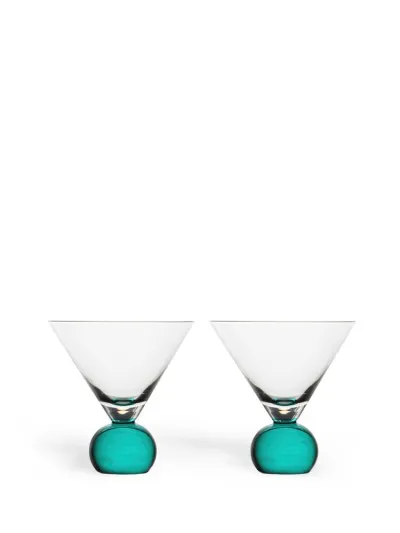 Glass Spice 2pcs/set (6) Clear/green