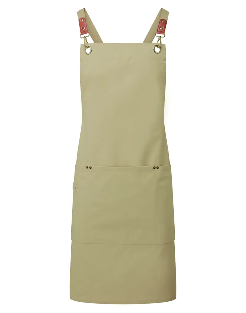 Cross-Back Clip Bib Apron