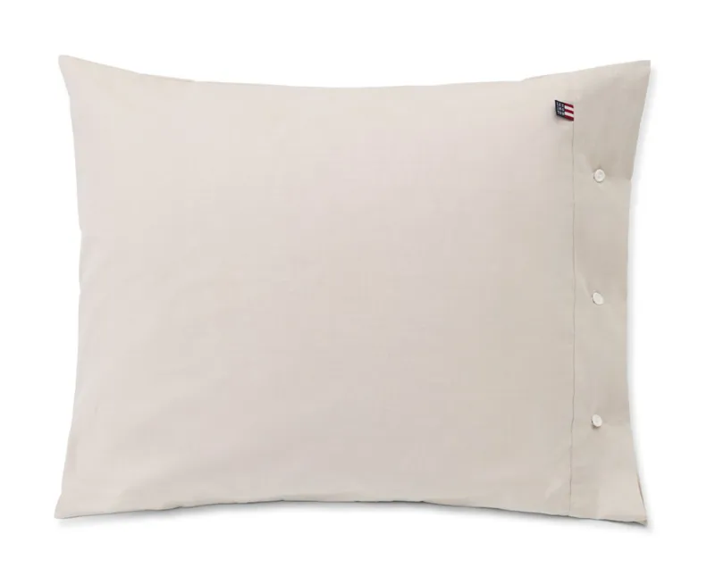 Pin Point Pillowcase White 50x70