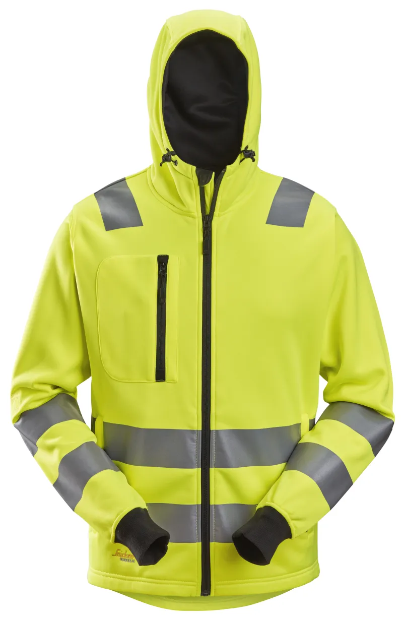 High-Vis, Mellomlagsjakke med hette, Klasse 2/3