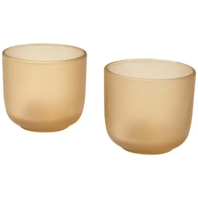 Male glasskopper 200 ml, sett med 2, matt overflate