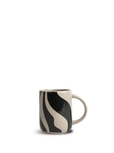 Mug Liz zebra Beige/black