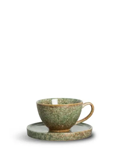 Mug & plate Jade (8) Green