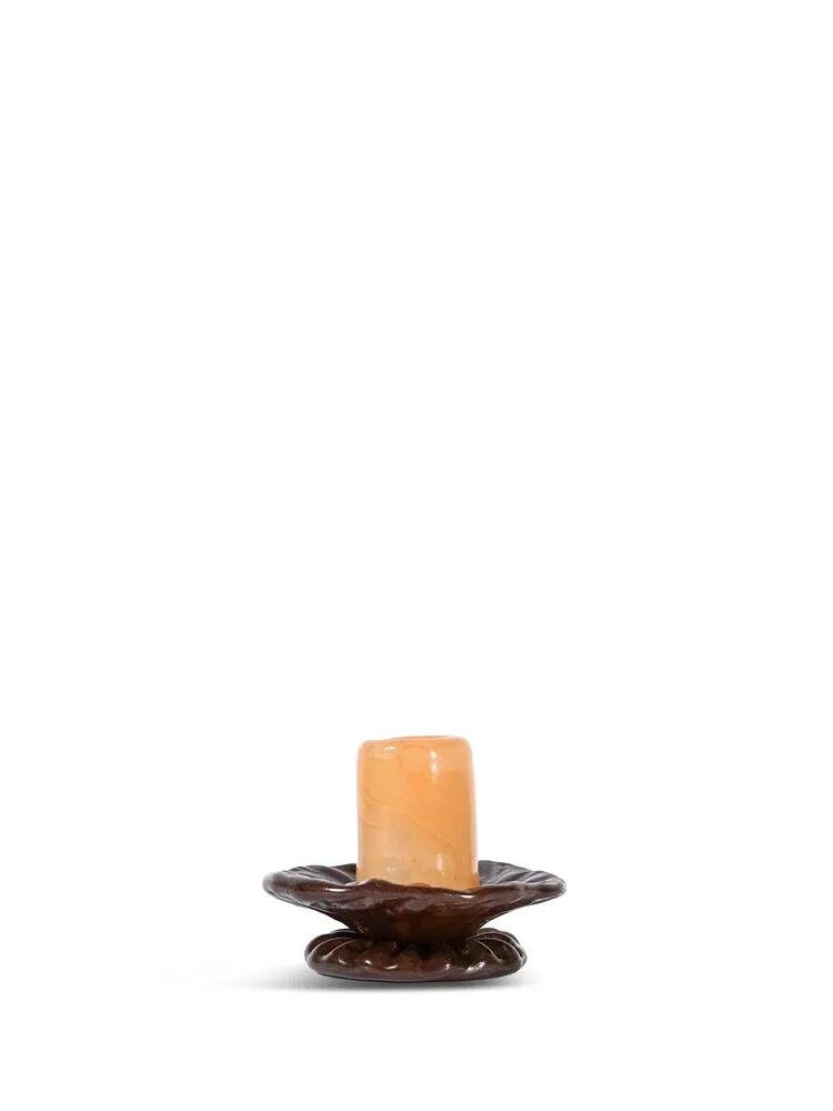 Candlestick Lara XS Orange/brown