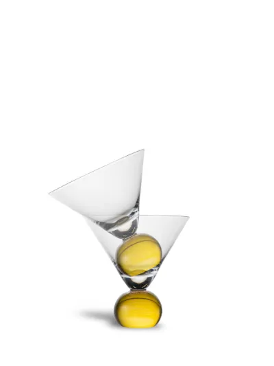 Glass Spice 2pcs/set (6) Clear/yellow