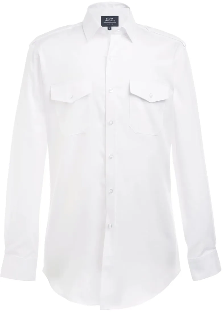 Milo L/E Pilotskjorte (H) Hvit 145 (EU 37)