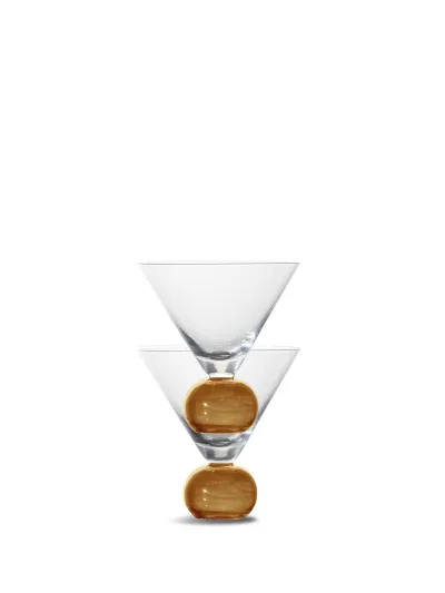 Glass Spice 2pcs/set Clear/amber