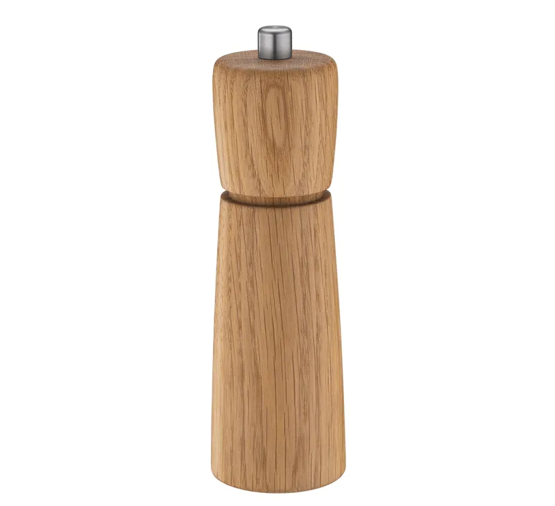 Saltkvern i eik 18 cm