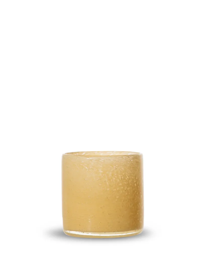 Candle holder Calore (6) Yellow XS