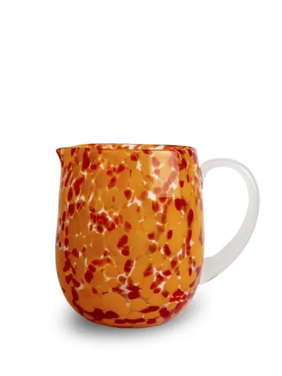Jug Messy round Red/orange