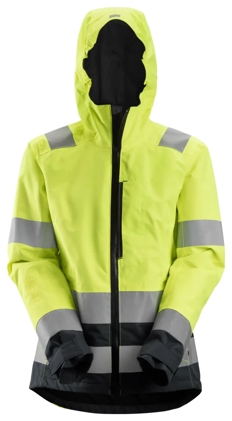 High-Vis, Vanntett skalljakke for dame, Klasse 2/3