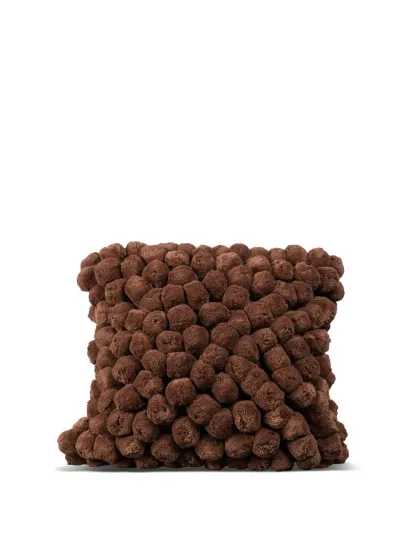 Pillow Pom Pom (2) Brown