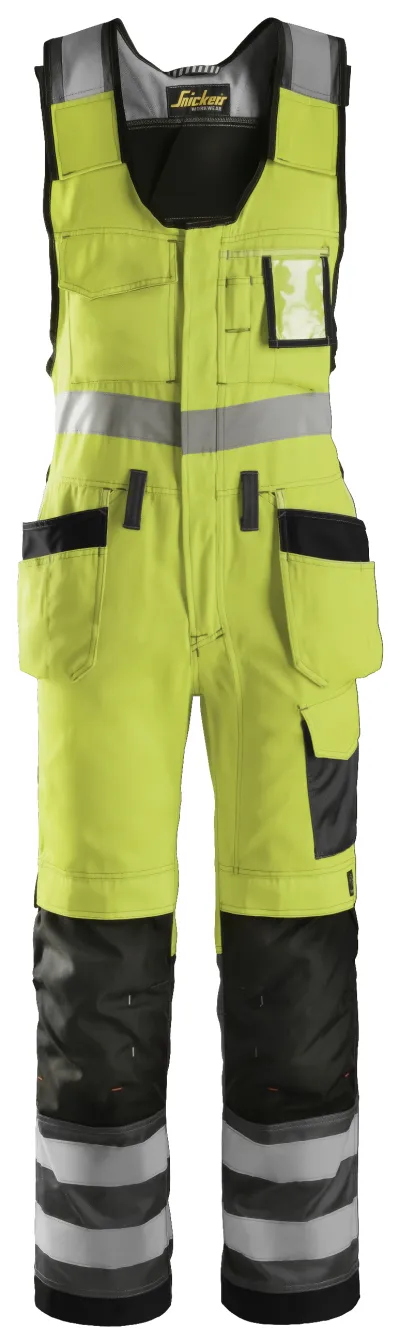 High-Vis Helbukse med hylsterlommer, Klasse 2