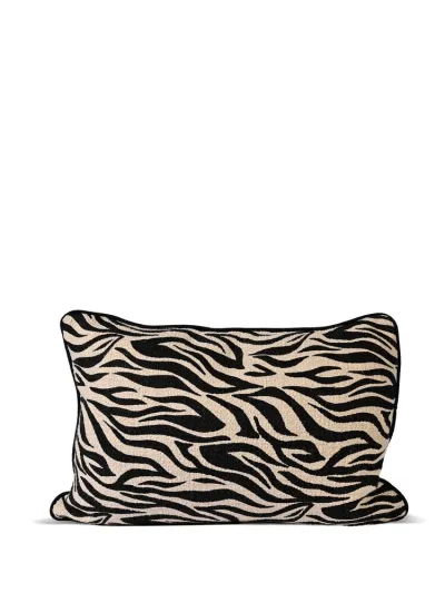 Pillow Anima zebra L Black