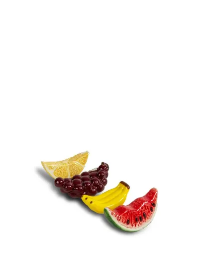 Chopstick holders Fruits 4pcs/box (6) Yellow/purpl