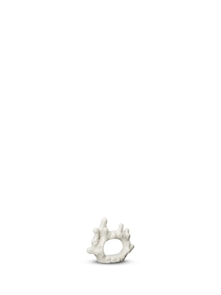 Napkin ring Coral (12) White
