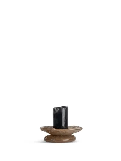 Candlestick Lara XS Black/beige