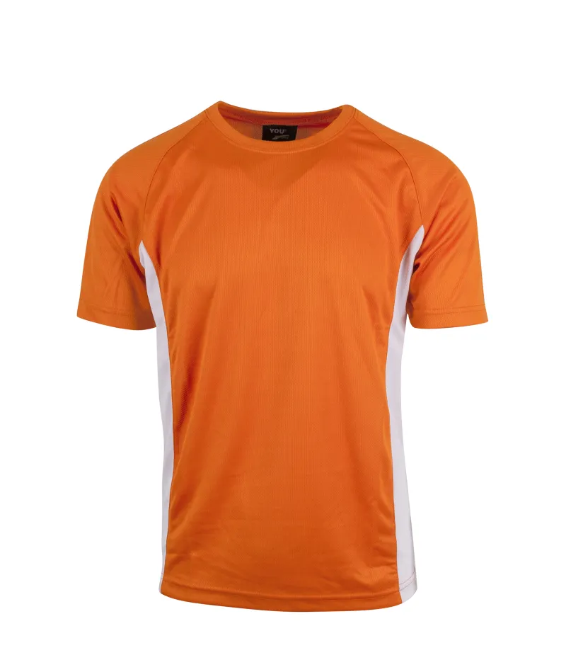 Orange / Hvit