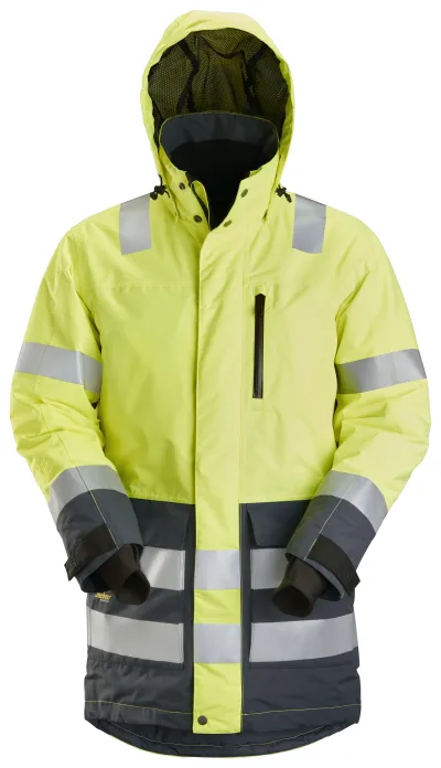 High-Vis, Vanntett parkas, Klasse 3