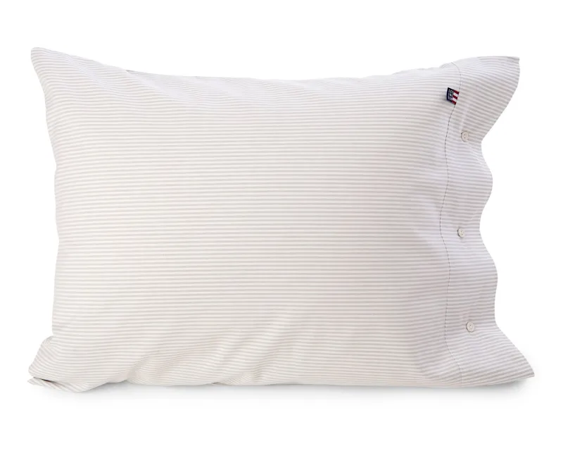 Pin Point Beige/White