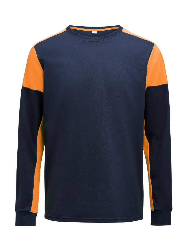 Navy / Neon Orange