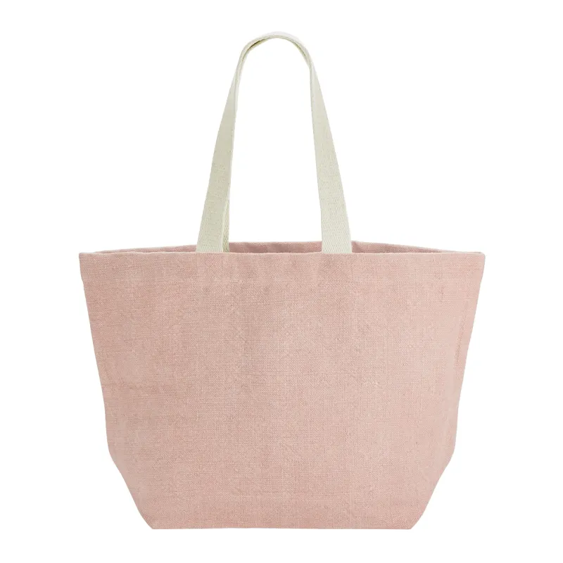 W466 Soft Washed Jute Beach Bag