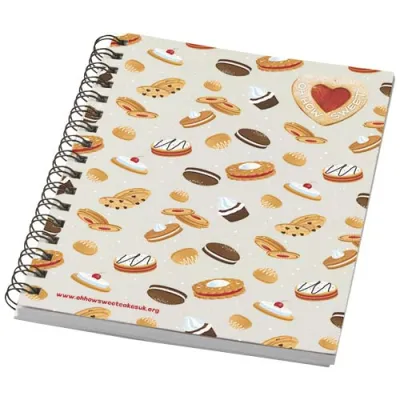 Desk-Mate® A6 farget notatbok med spiral