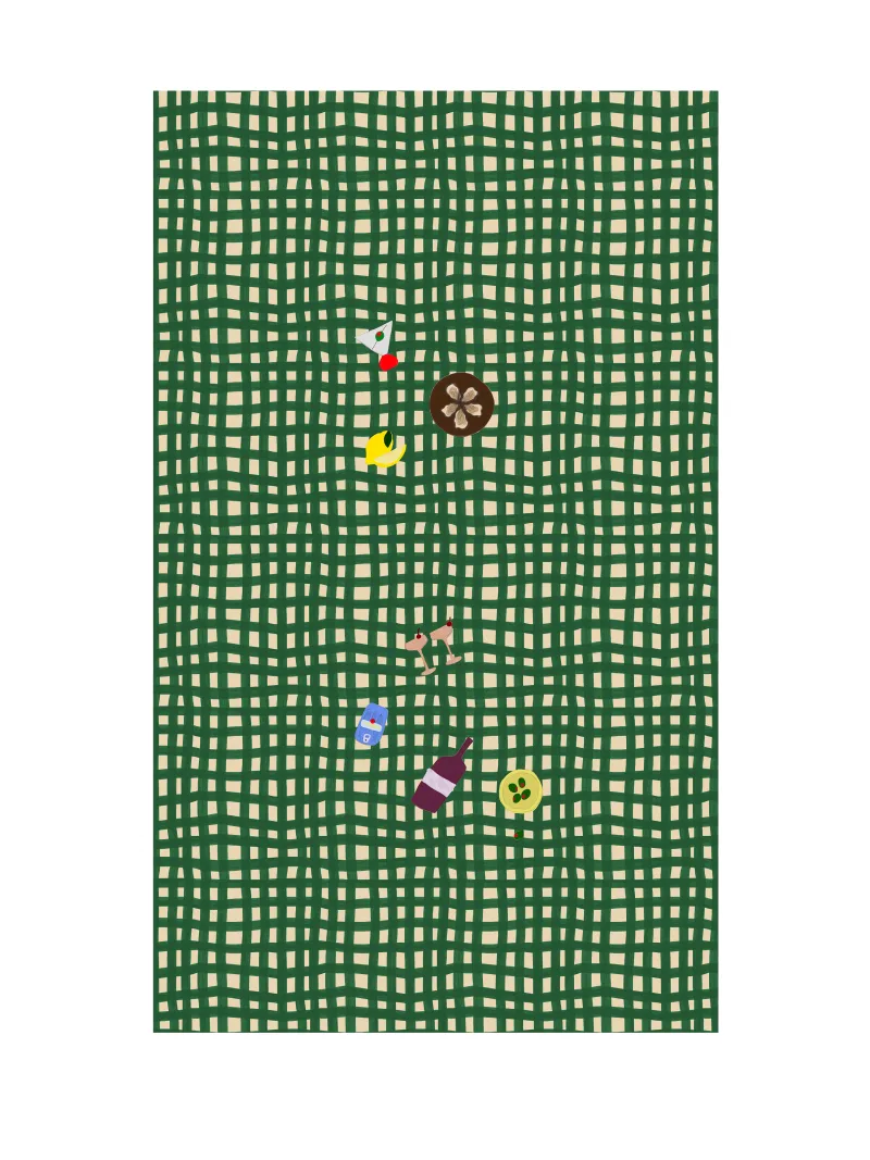 Table cloth Sera Green