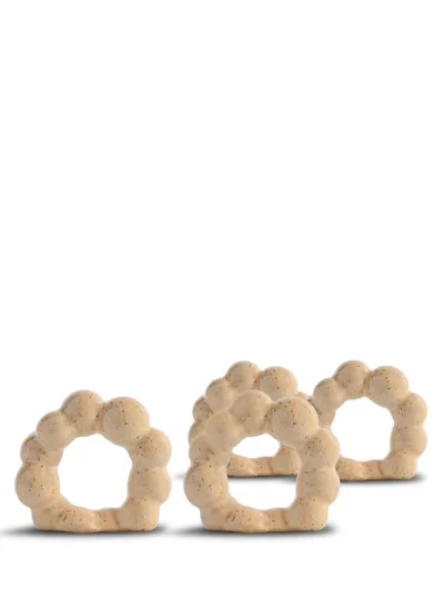 Napkin ring Porto 4pcs/set Beige