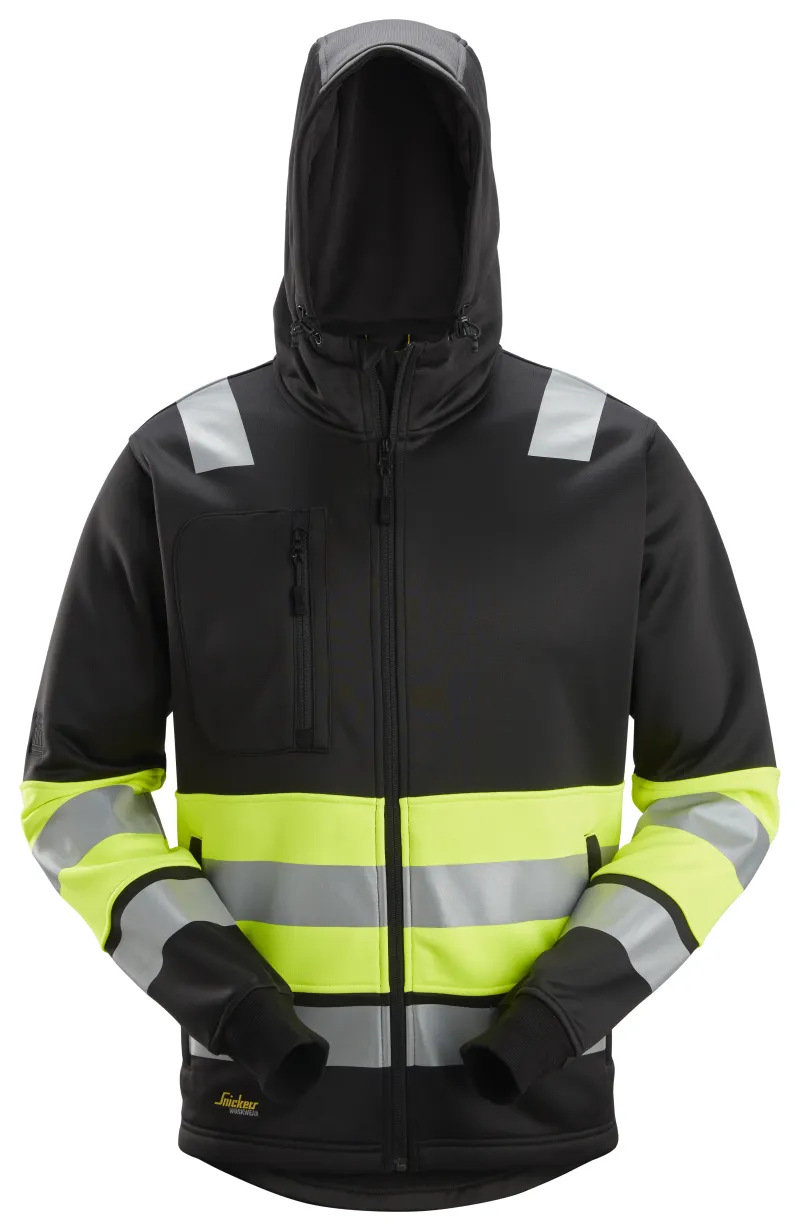 High-Vis, Mellomlagsjakke med hette, Klasse 1