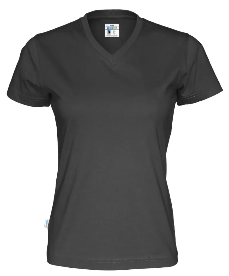 T-shirt V-neck Lady (GOTS)