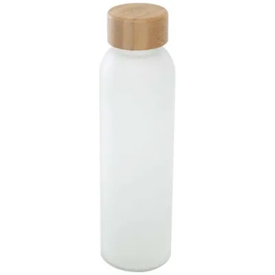 Lume 500 ml matt soda glassflaske med bambuslokk