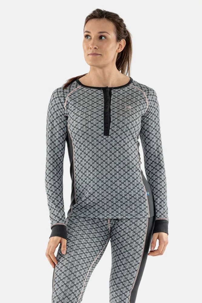 Jumper buttons, long sleeve, women