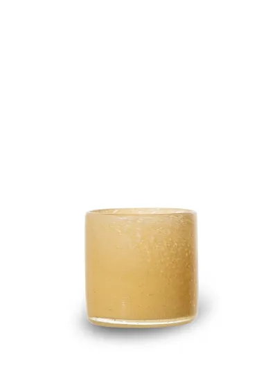 Candle holder Calore (6) Yellow XS