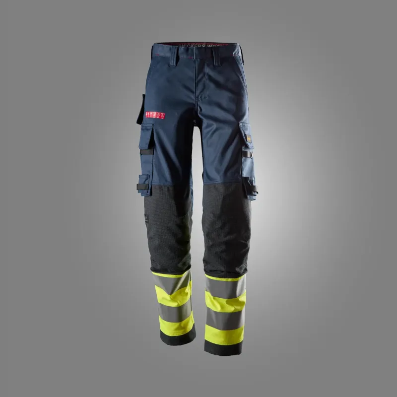 ProtecWork, Flammehemmende Arbeidsbukse med stretch for dame, High-Vis klasse 1