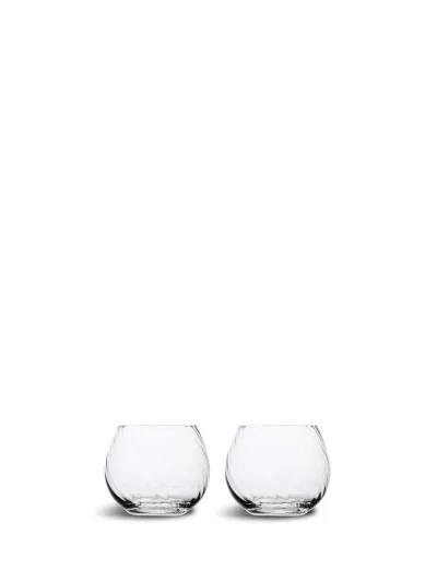 Water glass Opacity 2pcs/set Clear