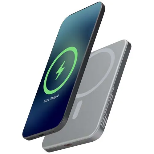 Avis 5000 mAh RCS magnetisk powerbank i resirkulert aluminium