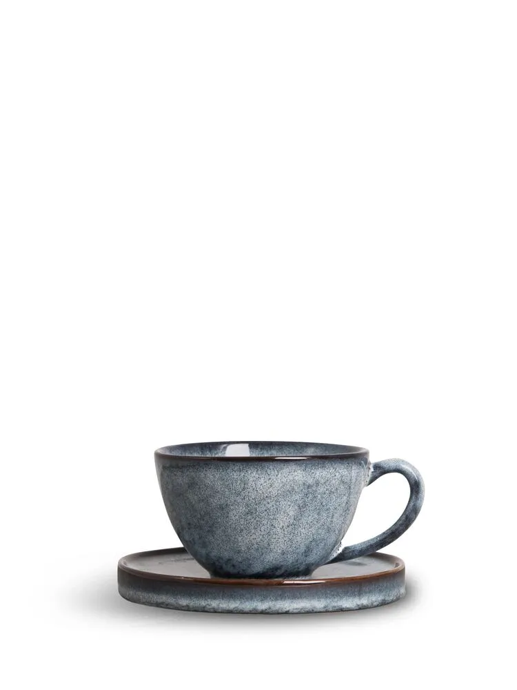 Mug & plate Jade (8) Blue